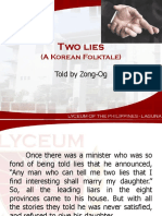 Two Lies: (A Korean Folktale)