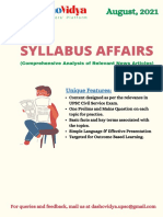 Syllabus Affairs Aug'21