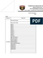 Jadwal Pemeliharaan Non Medis