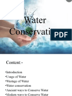 Water Conservation