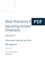 Best Practices For Securing Active Directory