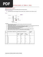 Xi Physics Practicals Class - 11 Term - 2 2022