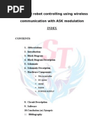 PC Based Robot Controlling Using Wireless Communication With ASK Modulation