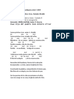 20 Domingo Tiempo Ordinario Ciclo C 2019