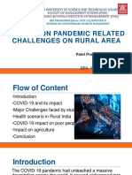 A Study On Pandemic Related Challenges On Rural Area: Charotar University of Science and Technology (Charusat)