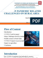 A Study On Pandemic Related Challenges On Rural Area: Charotar University of Science and Technology (Charusat)