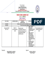 Weekly Home Learning Plan: Grade 10 (Mapeh)