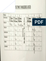 10C Timetable