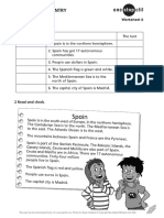 Describing A Country - Spain - SWs - A+B - TN