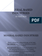 Mineral industries drive economic growth