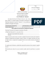 Plano quinzenal de Introdução à Filosofia