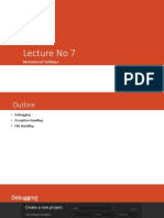 Lecture No 7