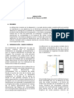 Física 3 Laboratorio 9 - Difracción