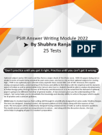 PSIR Oct Test Series 2022 Brochure