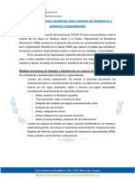 H. Recomendaciones Sanitarias para Cuerpos de Bomberos y Primeros Respondientes COVID-19-V2