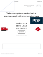 Video-To-Mp3-Converter Baixar Musicas mp3 - Conversor de Vídeo