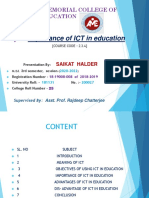 Importance of ICT in Education 