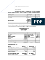 Excel de Presupuesto Empresarial