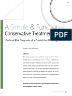A Simple & Functional Conservative Treatment