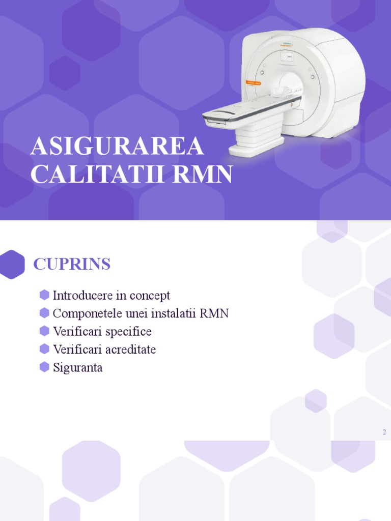 Asigurarea Calitatii RMN | PDF