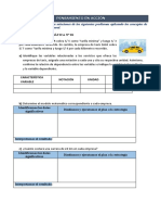 Instrucción: Determine Las Soluciones de Los Siguientes Problemas Aplicando Los Conceptos de Aplicación de La Función Lineal