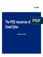 The PGE Resources of The Great Dyke-Great Dyke-: Platinum