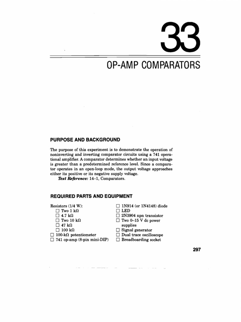 LAB07 OPAMP Comparators PDF
