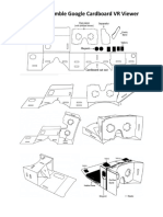 How To Assemble Google Cardboard VR Viewer