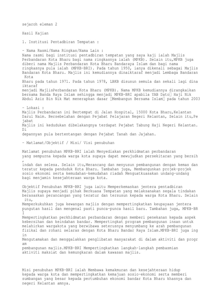 Elemen 2 Sejarah Pdf