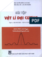 Bài Tập Vật Lý Đại Cương Tập 3 (NXB Giáo Dục 2010) - Lương Duyên Bình - 225 Trang