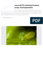 How To Kill Bad Insects IELTS Listening Answers With Audio, Transcript, and Explanation