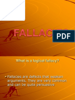 Fallacy and Deduction