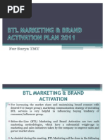 BTL Marketing & Brand Activation Plan 2011