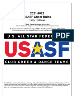 REGRAS CHEERLEADING USASF Cheer Rules EarlyRelease 21-22-3!5!21