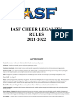 Regras Cheerleading  IASF 2021 22 Rules FInal