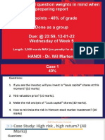 Keep Rubric and Question Weights in Mind When Preparing Report 100 Points - 40% of Grade Done As A Group Due: at 23:59, 12-01-22 Wednesday of Week 5