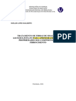 Tratamento de fibras de sisal com lignosulfonato melhora propriedades de fibrocimento