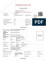 Ma Hindi PG Exam Form