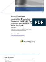 Application Integration Framework (AIF) BizTalk Adapter Configuration For Data Exchange