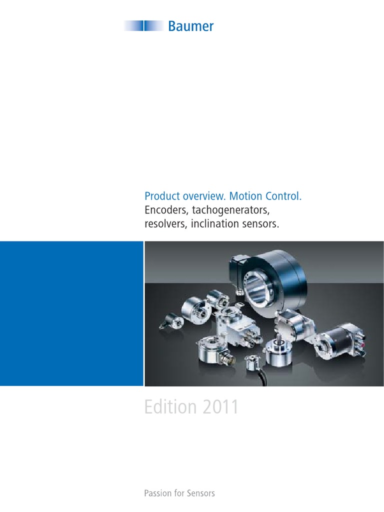 Baumer Motion Control Encoder Overview | PDF | Machines | Electrical ...