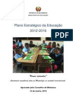 Plano Estrategioco da Educação 2012 a 2016