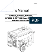 Cat Portable Generators Manual Rp3600 Rp5500 Rp6500 Rp6500 e Rp7500 e Rp8000 e Original