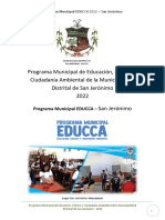 Modelo de Programa Municipal EDUCCA 2022