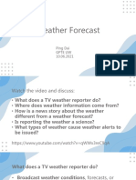 Clil Weather Forecast