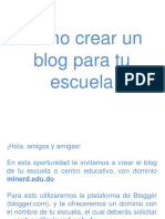 Tutorial - Basico Como Crear Un Blog para Escuela