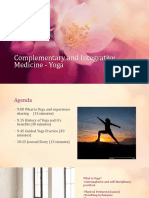 Complementary and Integrative Medicine - Yoga