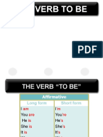 The Verb To Be