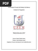 Ensayo Nuevo Modelo Educativo