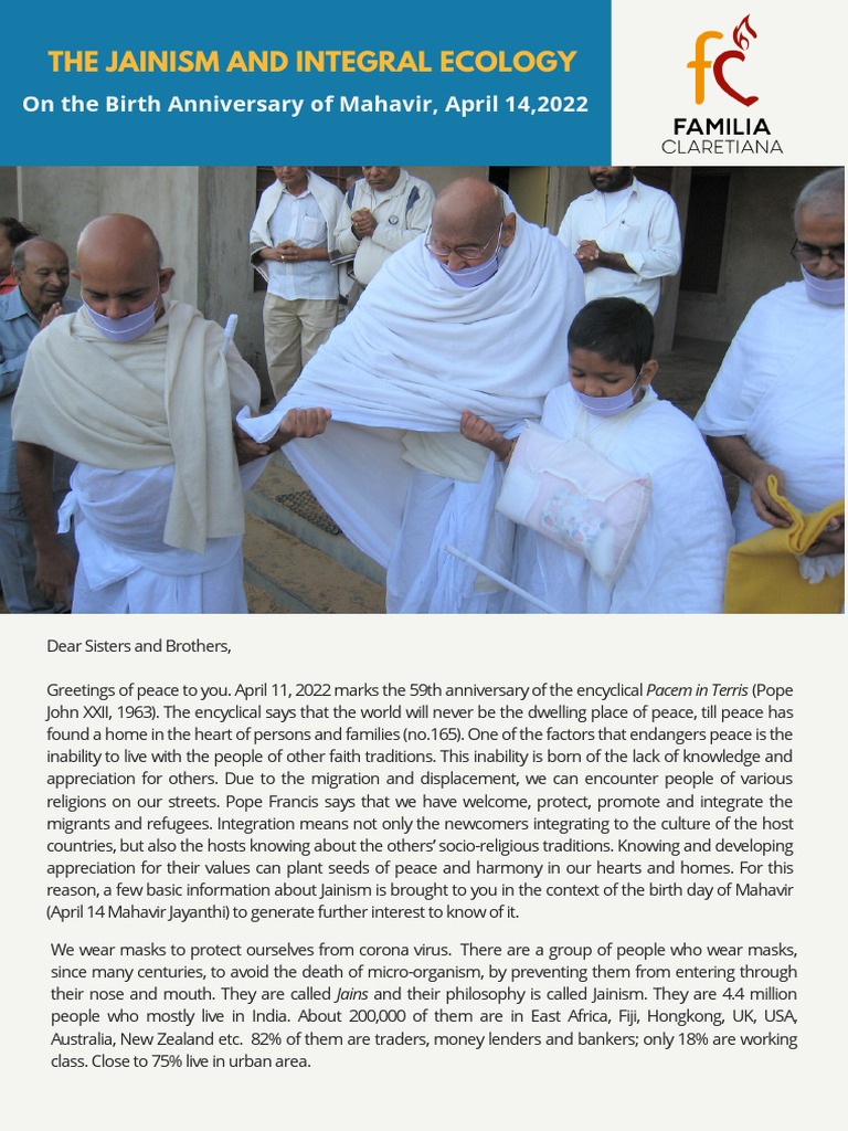 EN The Jainism and Integral Ecology | PDF | Ahimsa | Indian Religions