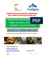 Manual de Auditorias KOLPA